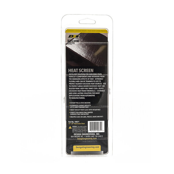 Design Engineering, Inc (DEI) DEI Heat Screen™ 30cm x 60cm Zelfklevend hitteschild