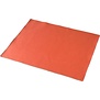 Fiberglass Fabric Double-Sided Silicone Coating -Red - Heat Resistant & Flame Retardant - 69 x 56 cm | 1.3 mm | 1850 g/m²