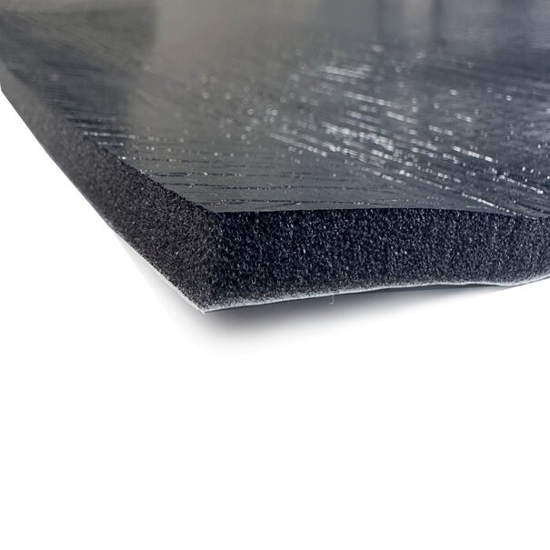 Heat Shieldings 60x100 cm | 10 mm | Self-adhesive insulation foam – heat and oil resistant | FMVSS302 flammability classification