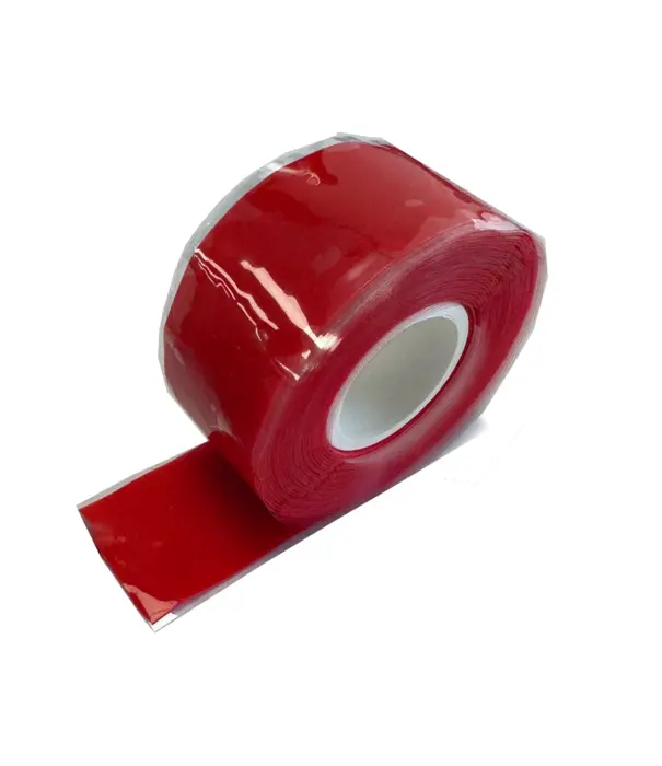Heat Shieldings Silicone tape red– 25 mm x 3.6 m – Temperature resistant up to 260 °C