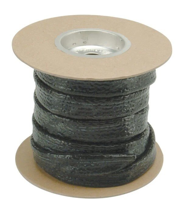 Heat Shieldings Ø 13 mm x 15m | Silikon Glasfaser Brandschutz Schlauch  - Schwartz