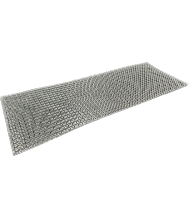 Heat Shieldings 61 x 17 cm | Doppellagiges Aluminium hitzeschutzblech   in extra großem Relief gerollt