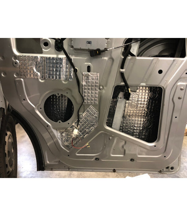 1.87  m²   | 2 mm black | Silent Coat Volume pack | Sound deadening- 20 sheets