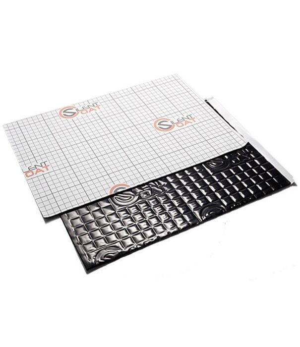 1.87  m²   | 2 mm black | Silent Coat Volume pack | Sound deadening- 20 sheets