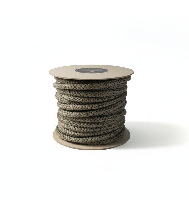 Heat Shieldings ø 6 mm x 25 m | 800 °C | Premium  Hitzebeständige Schnur | Ofendichtung