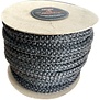 550 °C  | ø 6 mm x 50 m Heat resistant rope black | Stove rope round