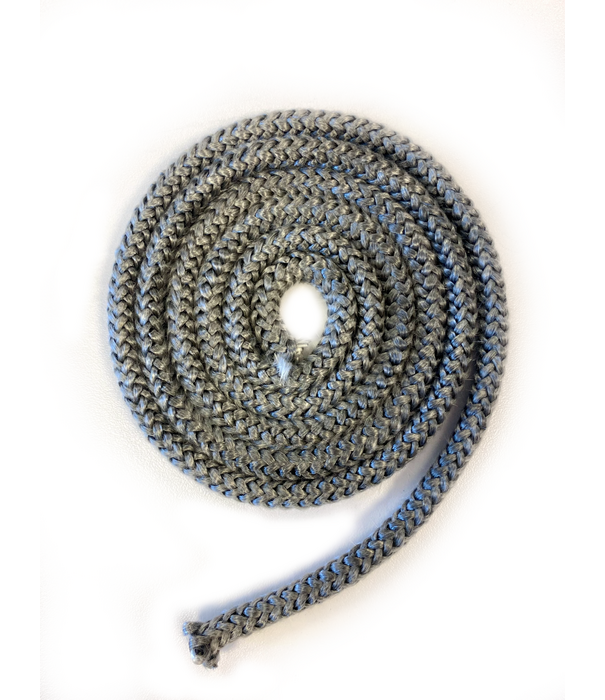 Heat Shieldings 550 °C  | ø 10 mm x 50 m Hittebestendig koord zwart | Kachelkoord rond