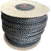 550 °C  | ø 10 mm x 50 m Heat resistant rope black | Stove rope round