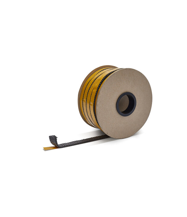 Heat Shieldings 550 °C  | HD 30mm x 4mm x 50 m Heat-resistant seal with self-adhesive layer  | Stove rope