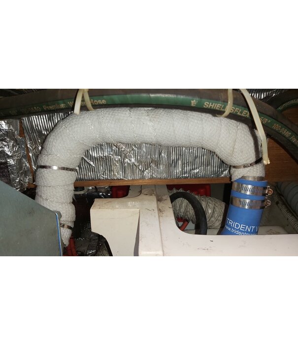 Heat Shieldings 550 °C | Auspuff Hitzeschutzband Keramik - Glasfaserverstärkt - 150 x 3mm x 30m