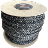 550 °C  | ø 18 mm x 20 m Hitzebeständige schwarze Schnur | Ofendichtung  runden