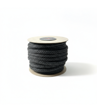 550 °C  | ø 18 mm x 20 m Hitzebeständige schwarze Schnur | Ofendichtung