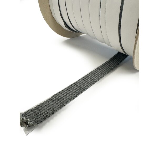 Heat Shieldings 550 °C  | HD 30mm x 4mm x 50 m Hittebestendige afdichting  met zelfklevende laag  - Kachelkoord plat