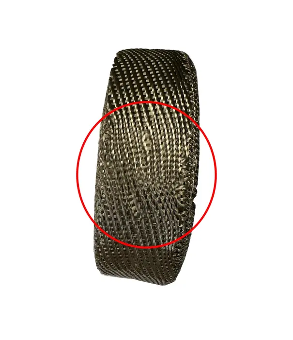 Heat Shieldings Tweede kans | 800 °C | Titanium 50 x 1.5mm x 10m uitlaatband