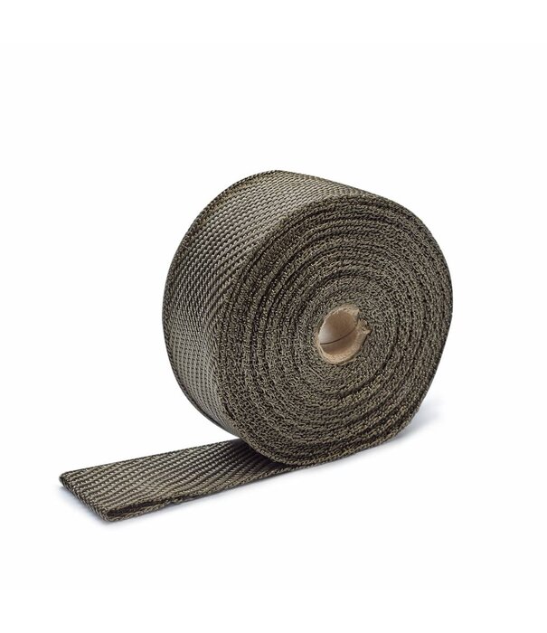 Heat Shieldings Tweede kans | 800 °C | Titanium basaltvezel uitlaatband  50 x 1.5mm x 15m