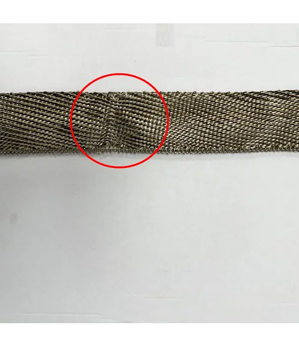 Heat Shieldings Tweede kans | 800 °C | Titanium basaltvezel uitlaatband 50 x 1.5mm x 30m