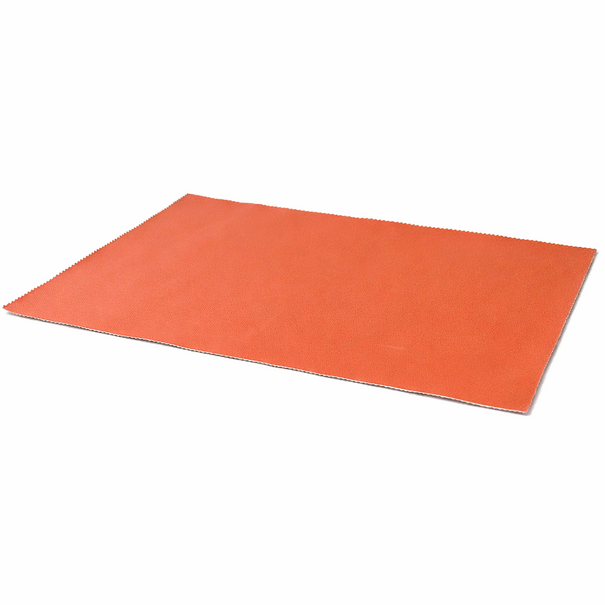 Heat Shieldings Fiberglass Fabric Double-Sided Silicone Coating -Red - Heat Resistant & Flame Retardant - 69 x 56 cm | 1.3 mm | 1850 g/m²