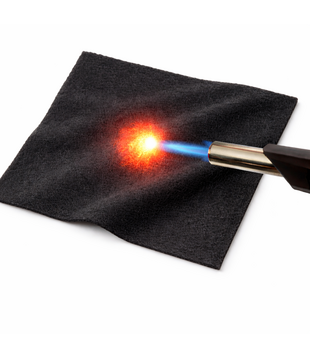 100 x 100 cm | 5 mm | CARBOMAT - Heat-resistant carbon fiber felt