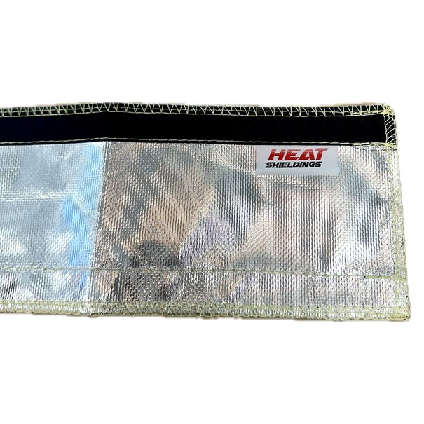 Heat Shieldings Heat Reflective Kevlar Insulation sleeve up to 600 °C  70 mm - Velcro closure - roll 50m