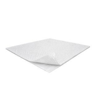 1 x 1m | 5 mm | 1000 °C | Voll genähte Keramik-Vliesdecke mit Selbstkleber-Schicht