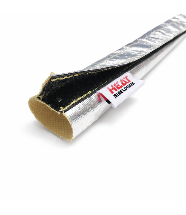 Heat Shieldings Hitte reflecterende kevlar isolatiekous tot  600 °C  70 mm - klittenband sluiting - rol 50m