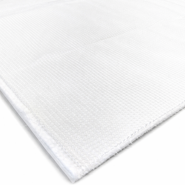 Heat Shieldings 1 x 1m | 5 mm | 1000 °C | Volledig gestikte silica isolatie-deken met zelfklevende laag