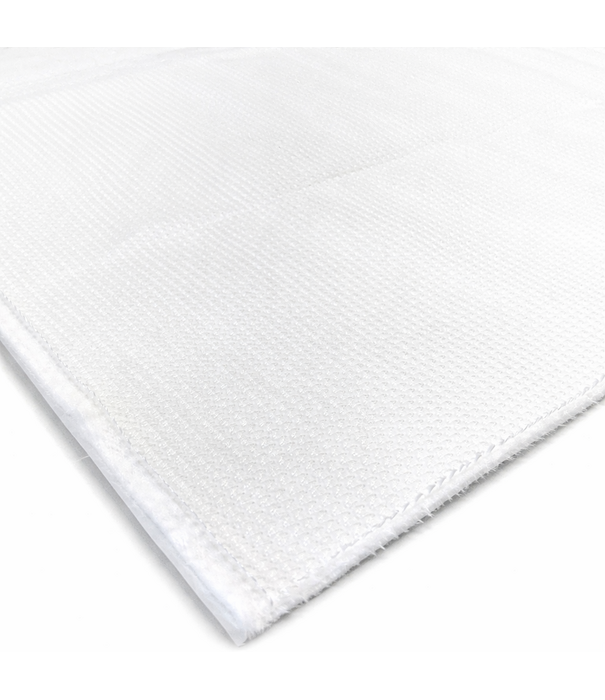 Heat Shieldings 1 x 1m | 5 mm | 1000 °C | Volledig gestikte keramische isolatie-deken met zelfklevende laag