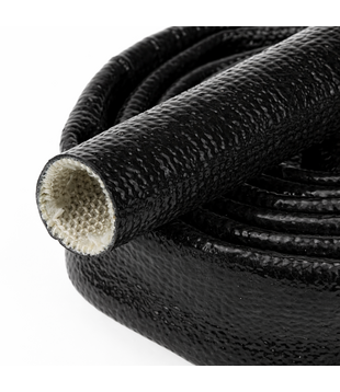 Ø 25 mm x 15m | Silicone E-Glass Fire Sleeve  - Black