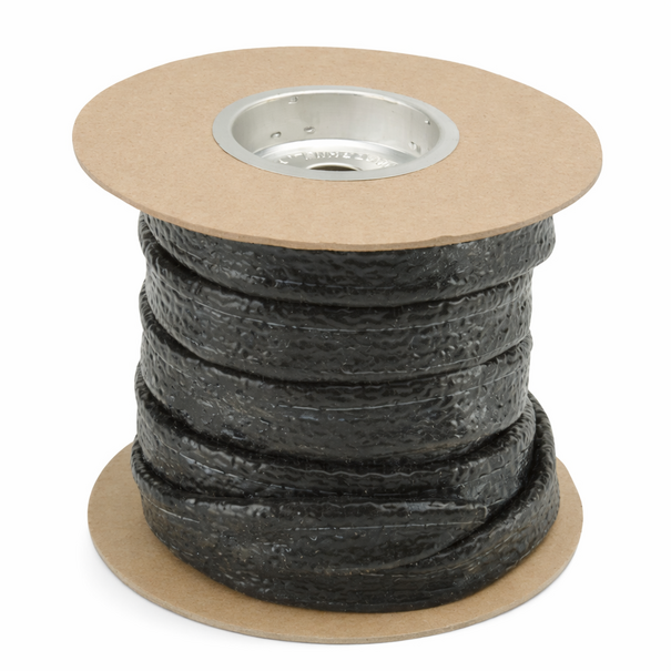 Heat Shieldings Ø 13 mm x 15m | Silikon Glasfaser Brandschutz Schlauch  - Schwartz
