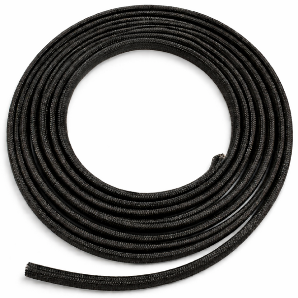 Heat Shieldings Premium Hittebestendige hoes Zwart tot 550 °C - 6 mm x 2.5m