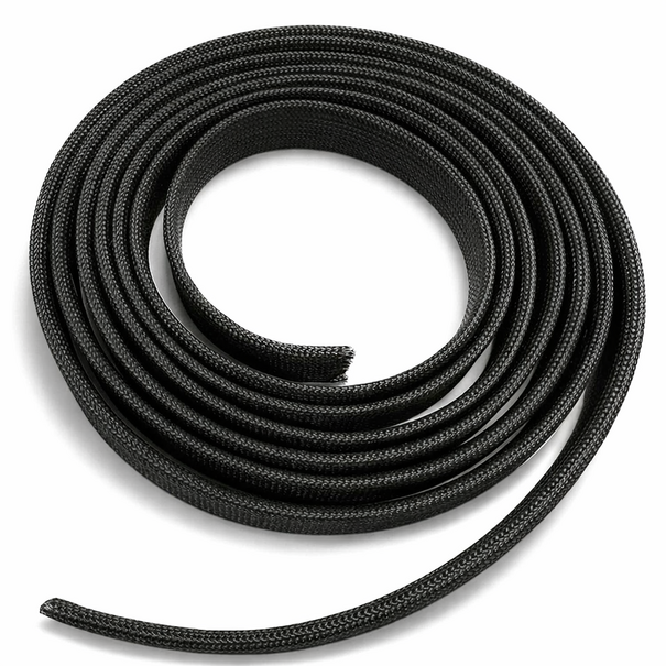 Heat Shieldings Premium Hittebestendige hoes Zwart tot 550 °C - 10 mm x 2.5m