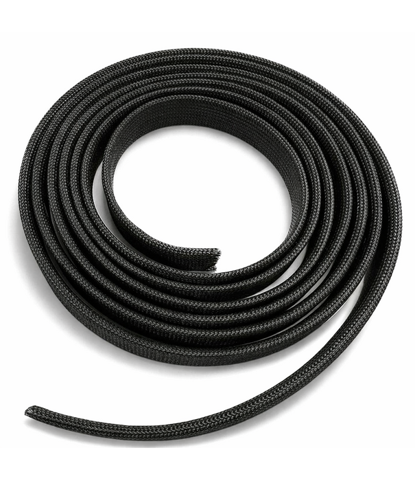 Heat Shieldings Premium Hittebestendige hoes Zwart tot 550 °C - 10 mm x 2.5m