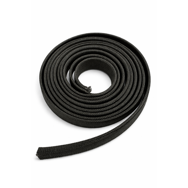 Heat Shieldings Premium Hitzebeständige Flechtschlauch Schwarz bis 550 °C - 15 mm x 2.5m