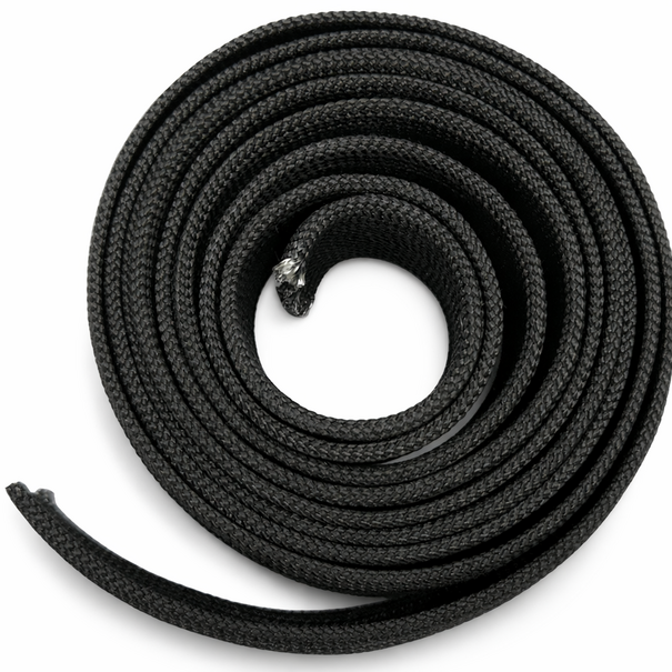Heat Shieldings Premium Hitzebeständige Flechtschlauch Schwarz bis 550 °C - 20 mm x 2.5m