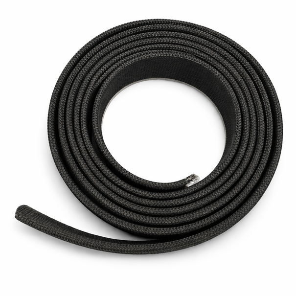 Heat Shieldings Premium Heat-resistant sleeve Black up to 550 °C - 30  mm x 2.5m