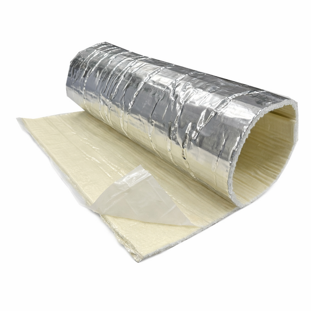Heat Shieldings 7 mm | 100 x 50 cm | THERMO BLOCK selbstklebend hitzebeständige Glasfaser-Isoliermatte