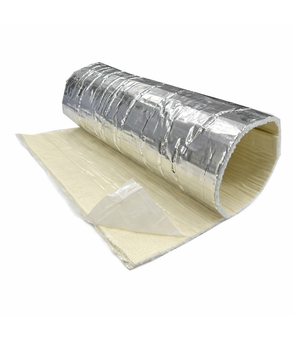 Heat Shieldings 7 mm | 100 x 50 cm | THERMO BLOCK selbstklebend hitzebeständige Glasfaser-Isoliermatte