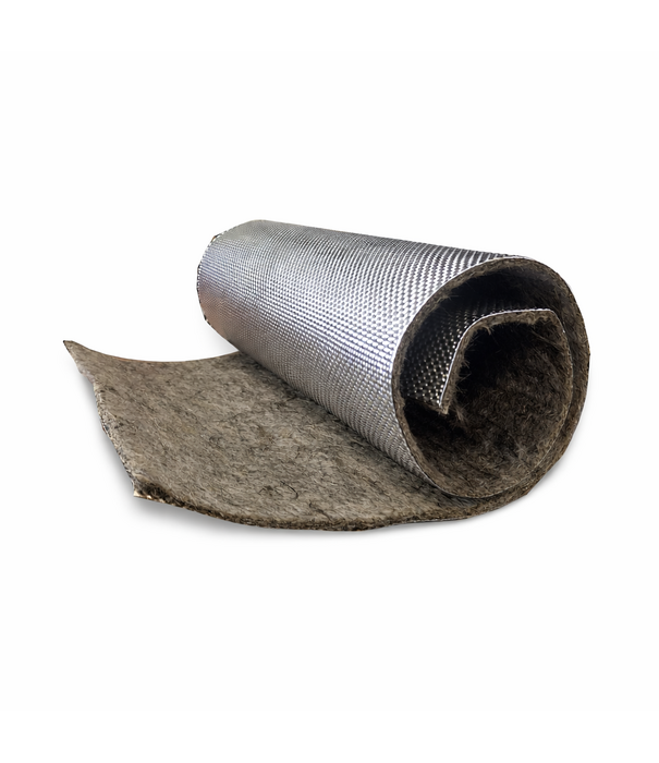 Design Engineering, Inc (DEI) 122 x 53 cm  | 4 mm | Form-A-Shield™ | Hittewerende mat basaltvezel met stevige aluminium laag tot 982 °C