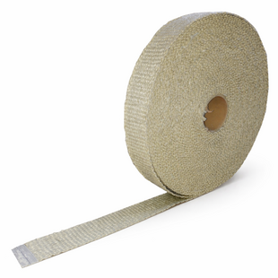 800 °C | Exhaust wrap with vermiculite coating 50 x 3mm x 30m