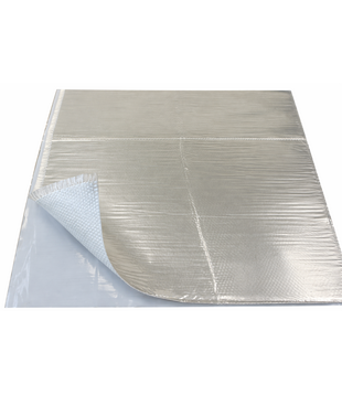 100 x 50 cm |  Premium V2  Hitzeschutz FiberglasSelbstklebender