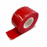 Silicone tape red– 25 mm x 3.6 m – Temperature resistant up to 260 °C