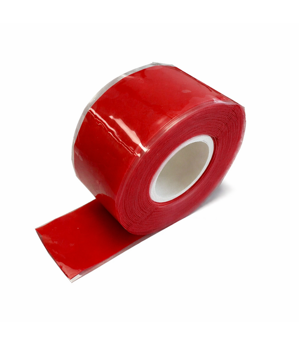 Heat Shieldings Silicone tape red– 25 mm x 3.6 m – Temperature resistant up to 260 °C