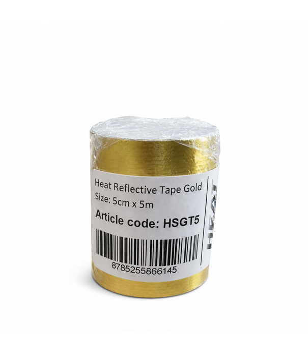 Heat Shieldings 5cm x 5m Hitzebeständige Band Gold 400 °C