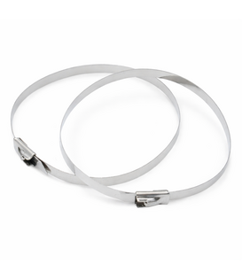 10x Stainless Steel Locking Tie | SS304 | 300mm x 4.6mm