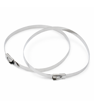 10x RVS tyrap | SS304 | 300mm x 4.6mm