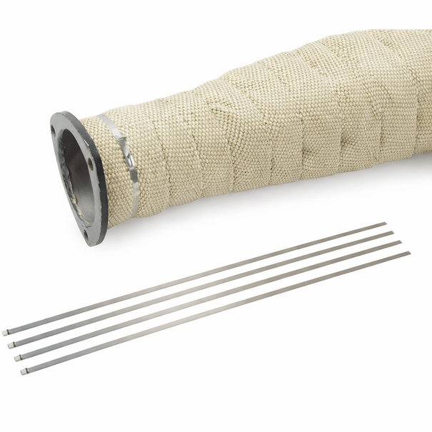 Heat Shieldings 10x Edelstahl Schlauchschelle | SS304 | 300mm x 4.6mm | ball lok
