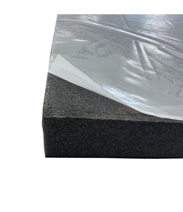 Heat Shieldings 60x100 cm | 20 mm | Selbstklebender Isolationsschaum – hitze- und ölbeständig | FMVSS302 Brandklassifizierung