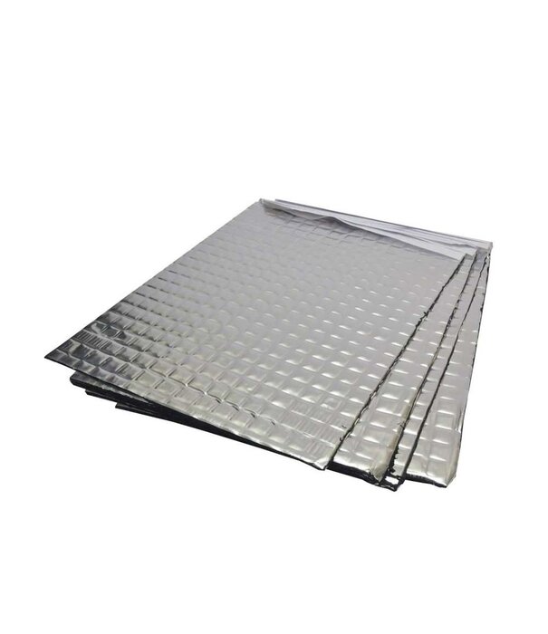 3,75 m² | 2mm | Silent Coat Volume pack  | Zelfklevende ontdreuning  matten | Anti dreunplaat- 40 vellen