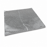 [Kleinerer Schaden] 25 x 25 cm | 4 mm | Floor & Tunnel Shield II™  selbstklebend | Hitzebeständiges mattes Glasfaserglas mit robuster Aluminiumschicht