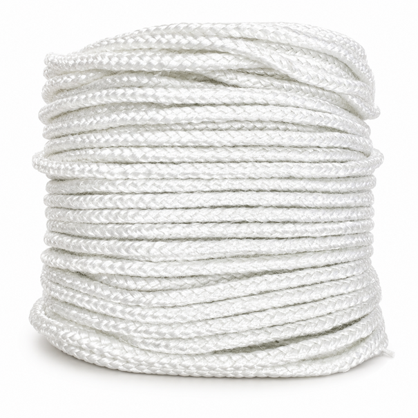 Heat Shieldings 550 °C  | 4 mm x 30 m Hittebestendig koord | Kachelkoord vierkant